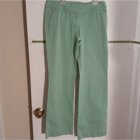 Vineyard Vines by Shep & Ian green preppy chino pants 6  S M summer straight leg - Picture 2 of 7